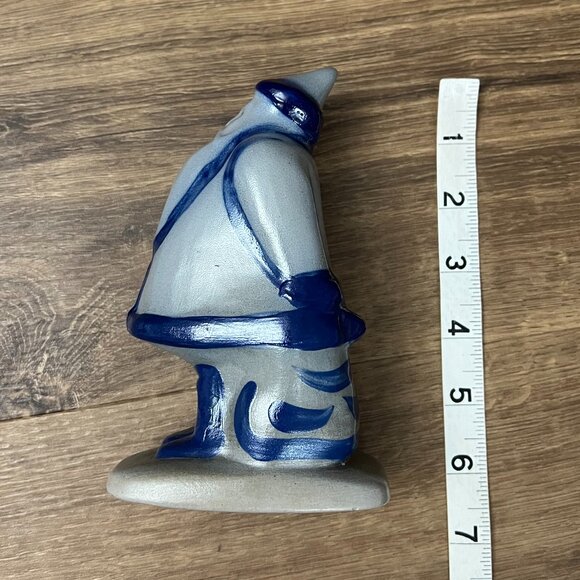 1996 Eldreth Pottery Salt Glaze Santa Claus Figurine - Picture 8 of 9